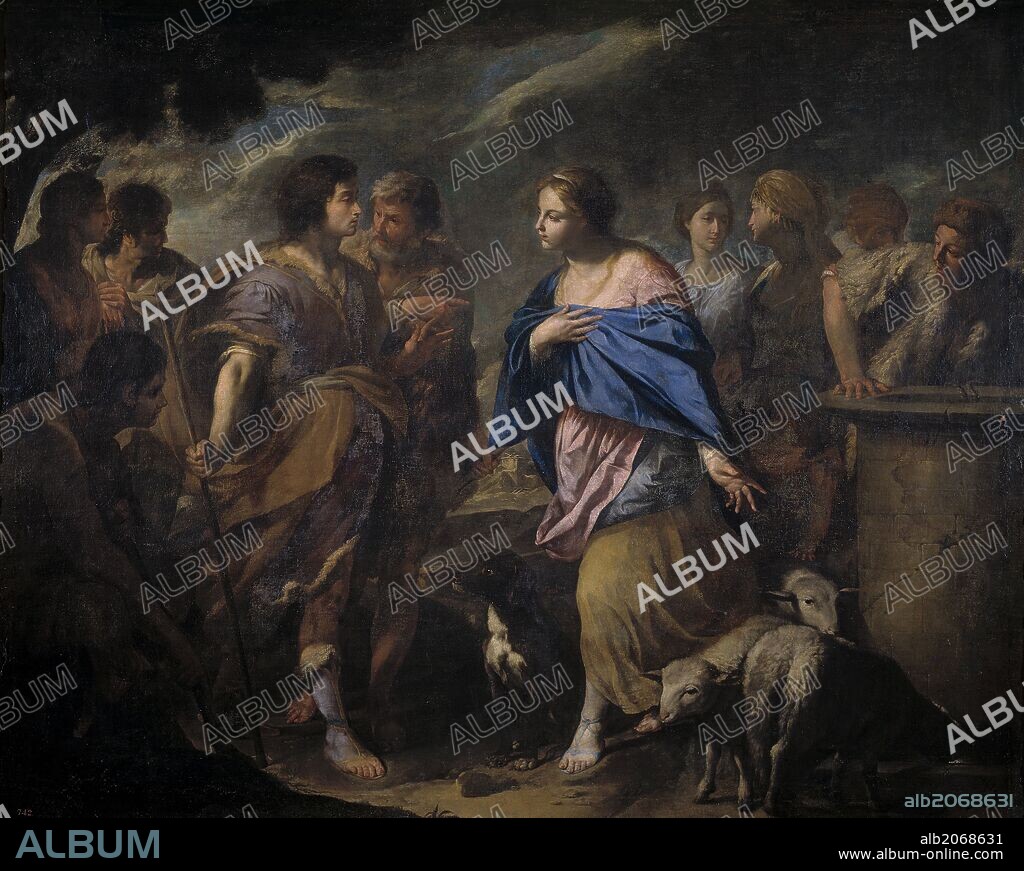 Andrea Vaccaro / &#039;Encuentro de Isaac y Rebeca&#039;, 17th century, Italian School, Canvas, 195 cm x 246 cm, P00468.