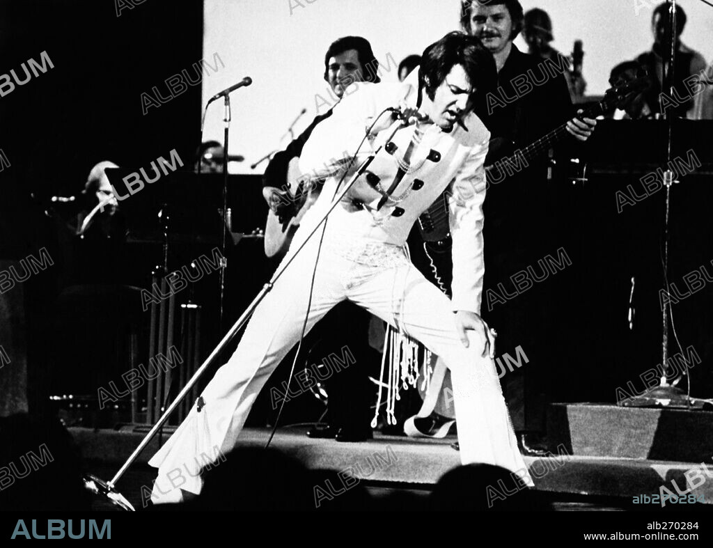 ELVIS PRESLEY in ELVIS: THAT'S THE WAY IT IS, 1970, directed by DENIS SANDERS. Copyright METRO GOLDWYN MAYER.