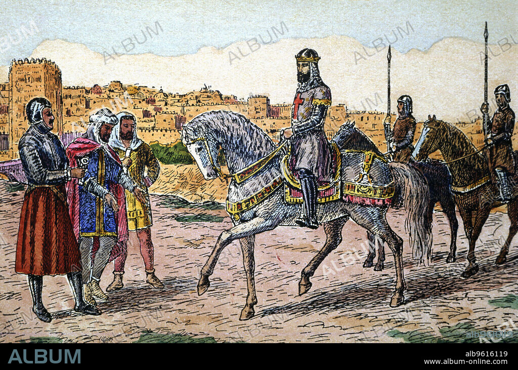 Conquest of Toledo (1085) by the troops of Alphonse VI, king of León and Castile.
