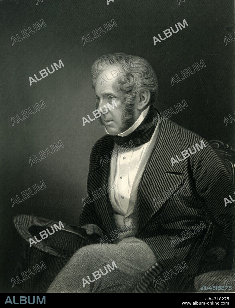 'Lord Palmerston', c1884. Henry John Temple, 3rd Viscount Palmerston (1784-1865), British statesman educated at Harrow School and Edinburgh University. Served as Foreign Secretary, Home Secretary and twice as Prime Minister during reign of Queen Victoria. Controlled public opinion by stimulating British nationalism. From "Leaders of the Senate: A Biographical History of the Rise and Development of the British Constitution, Vol. II.", by Alexander Charles Ewald, F.S.A. [William Mackenzie, London, Edinburgh & Berlin].