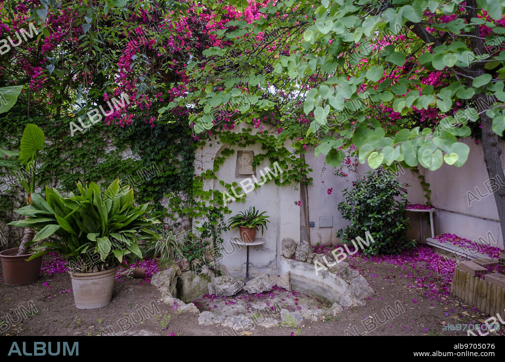 Can Alcover Espai de Cultura, manor house of Joan Alcover (Palma, 1854-1926), author of "La Balanguera", Palma, Mallorcan anthem, Majorca, Spain.