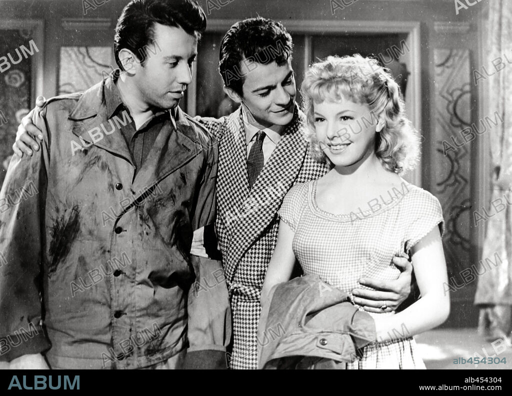CECILE AUBRY, MICHEL AUCLAIR and SERGE REGGIANI in MANON, 1949, directed by HENRI-GEORGES CLOUZOT.