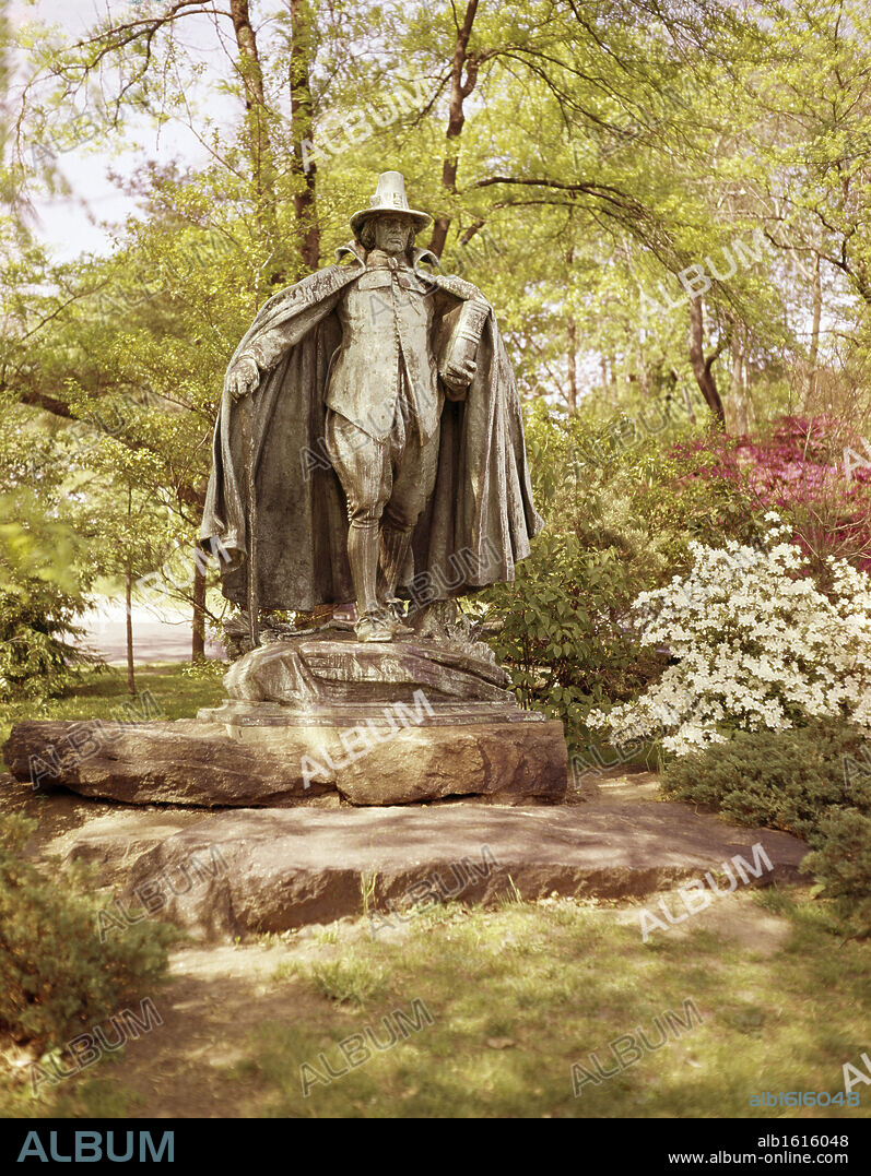 Pilgrim Statue,Augustus Saint-Gaudens (1848-1907 American),Fairmount Park, Philadelphia,American History.