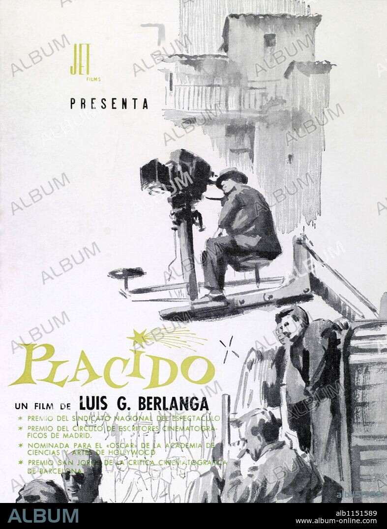 Poster of PLACIDO, 1961, directed by LUIS GARCIA BERLANGA. Copyright JET FILMS.