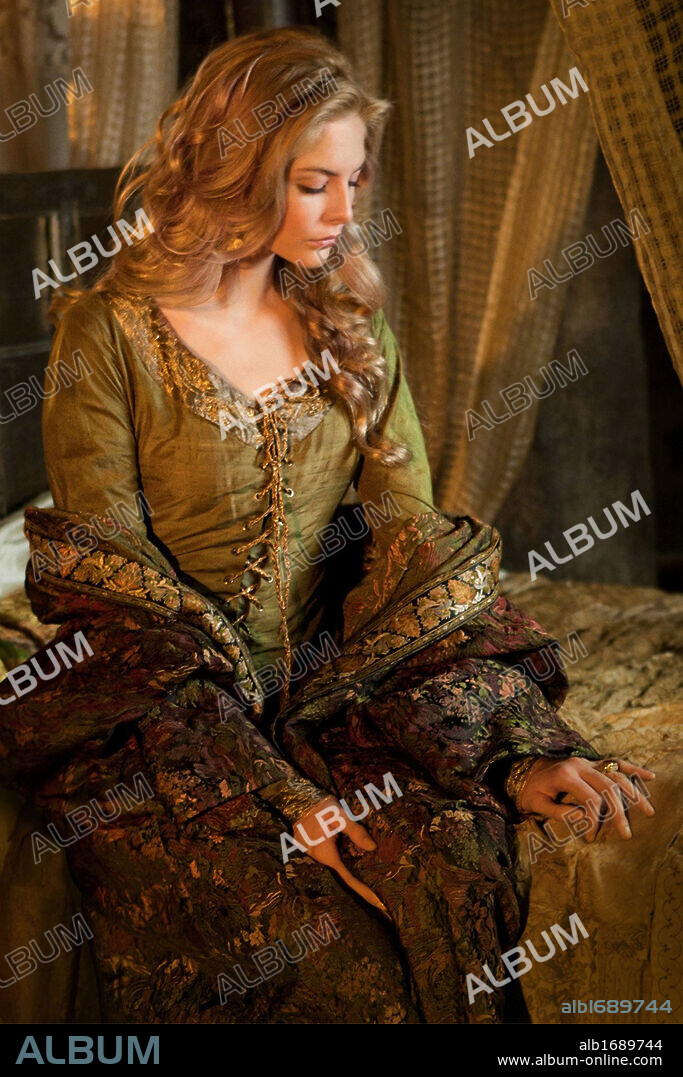 TAMSIN EGERTON in CAMELOT, 2011, directed by MIKAEL SALOMON and STEFAN SCHWARTZ. Copyright CBC.