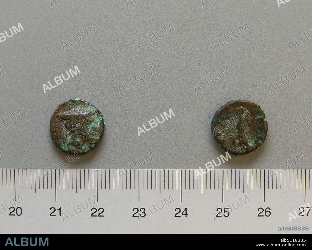 Ruler: Alexander of Pherae, ruled 369258 B.C.Mint: Pherae, Coin of Alexander of Pherae from Pherae, 396359 B.C., Copper, 2.50 g, 9:00, 14.5 mm, Made in Pherae, Thessaly, Greek, 4th century B.C., Numismatics.
