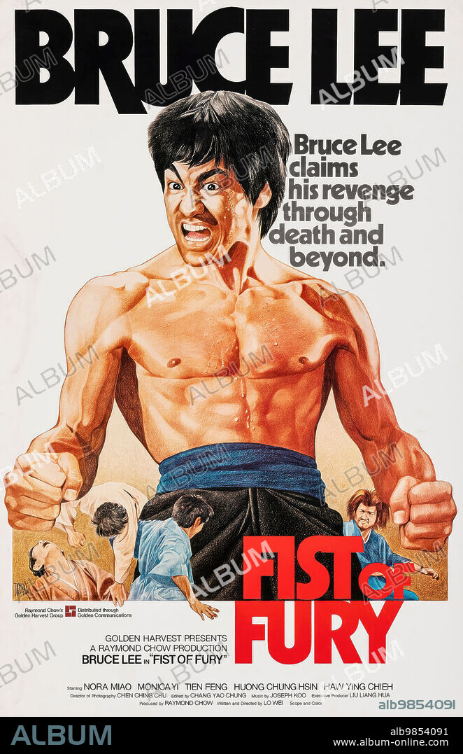 BRUCE LEE en FURIA ORIENTAL, 1972 (JING WU MEN), dirigida por WEI LO. Copyright 20TH CENTURY FOX.