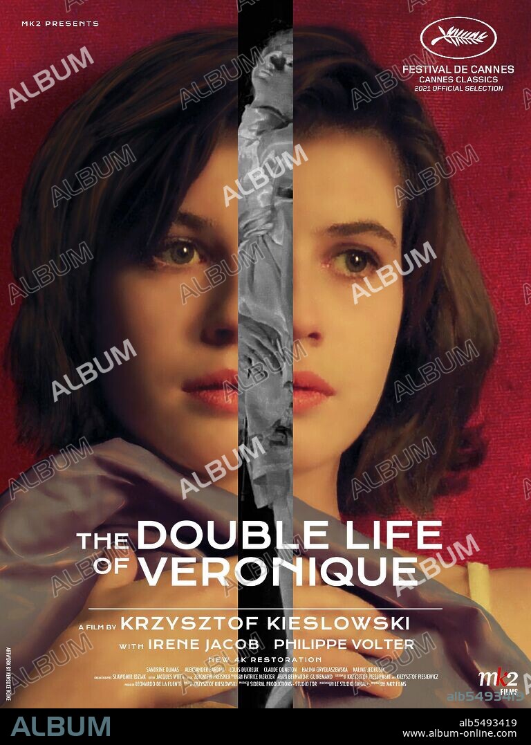 Poster de LA DOBLE VIDA DE VERÓNICA, 1991 (LA DOUBLE VIE DE VERONIQUE), dirigida por KRZYSZTOF KIESLOWSKI. Copyright Sidéral Productions/Canal+/Norsk FilmZespol Filmowy "Tor".