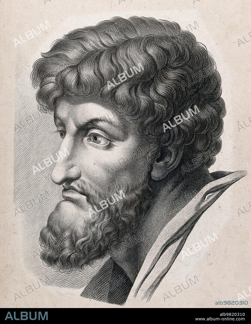 James, son of Alphaeus or the Younger, died 62 in Jerusalem) is the second named of the two apostles with the name James. Engraving by A. Legrand after Leonardo da Vinci, 1809, Historical, digitally restored reproduction from a 19th century original