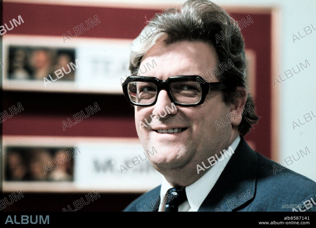 Journalisten Lars Lasse Holmqvist / porträtt. Holmqvist Lars Lasse journalist Malmö Portr 1976. Foto: Sydsvenskan / IBL Bildbyrå.