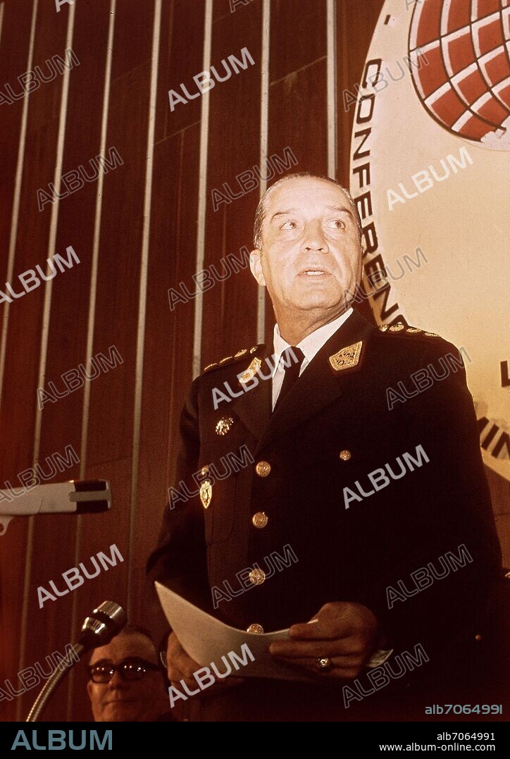 FRANCISCO MORALES BERMUDEZ (1921) POLITICO Y MILITAR PERUANO - PRESIDENTE DE PERU.