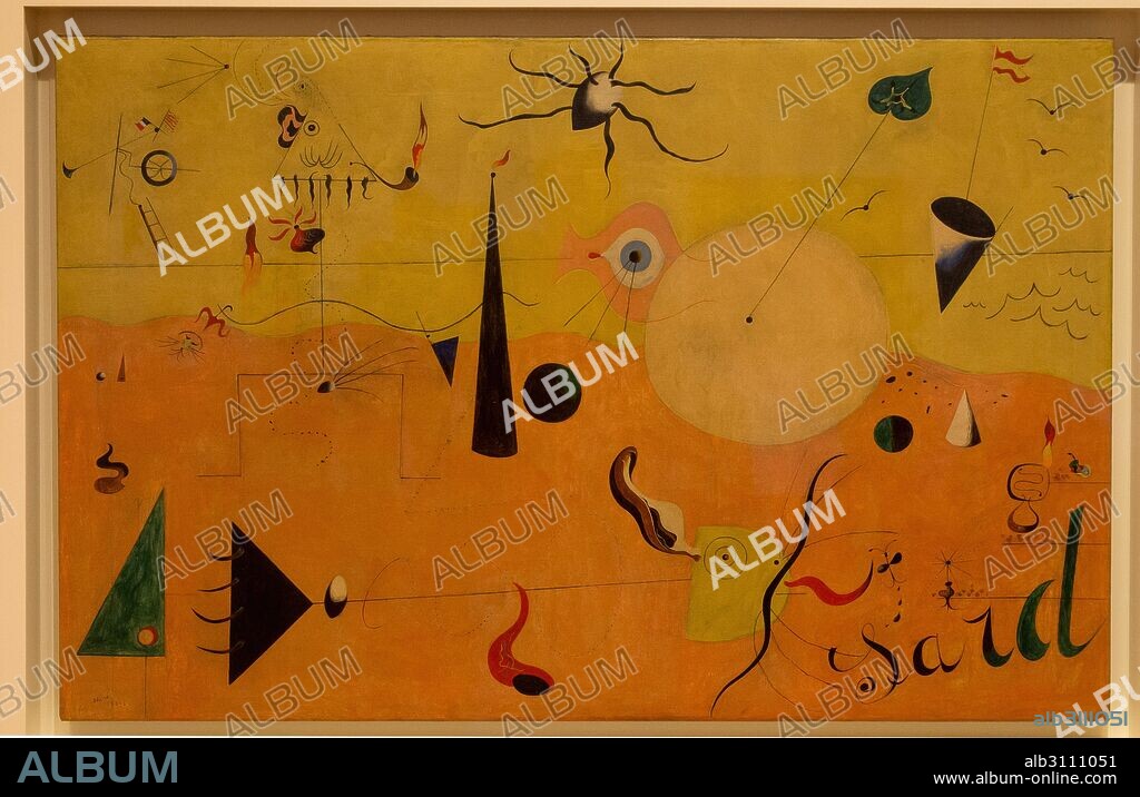 EL CAZADOR (1924) JOAN MIRO, MOMA.