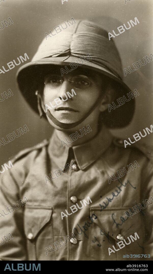 Private Lacey, East Surrey regiment, Chakrata, India, 1917.