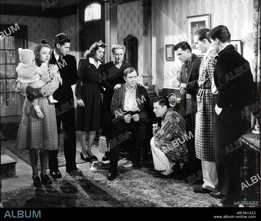 ERAN CINCO HERMANOS, 1944 (THE SULLIVANS), dirigida por LLOYD BACON. Copyright 20TH CENTURY FOX.