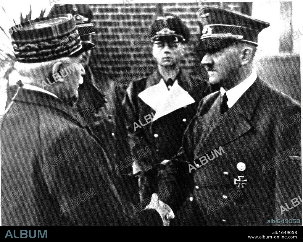 Henri Philippe Petain 24 April 1856 - 23 July 1951, Marshal Petain was a French general, later Chief of State of Vichy France, from 1940 to 1944.