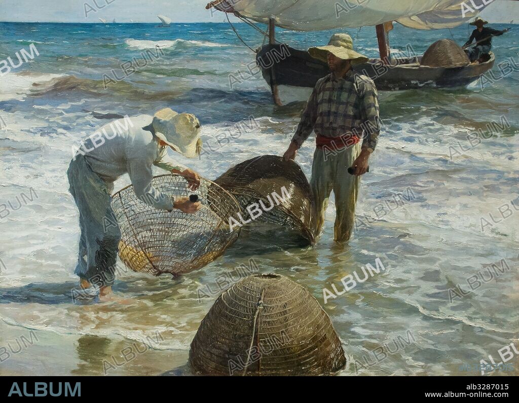 JOAQUIN SOROLLA. PESCADORES VALENCIANOS,  SOROLLA,   1895. FUNDACION BROERE CHARITABLE.