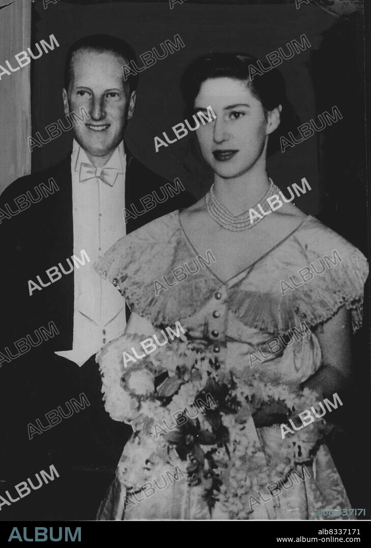Princess Margaret with the Earl of Dalkeith, whose surprise journey to join the Royal party at Sandringham has Strengthened Rumours that the Princess engagement will soon bee announced. The Princess returned to Sandringham on Saturday. ***** of schedule, from Scotland where she had been holidaying at the home of the Duke and Duchess of Buccleuch, Parents of the Earl. During her stay, they attended hunt ***** and a hunt meet together. January 14, 1952.