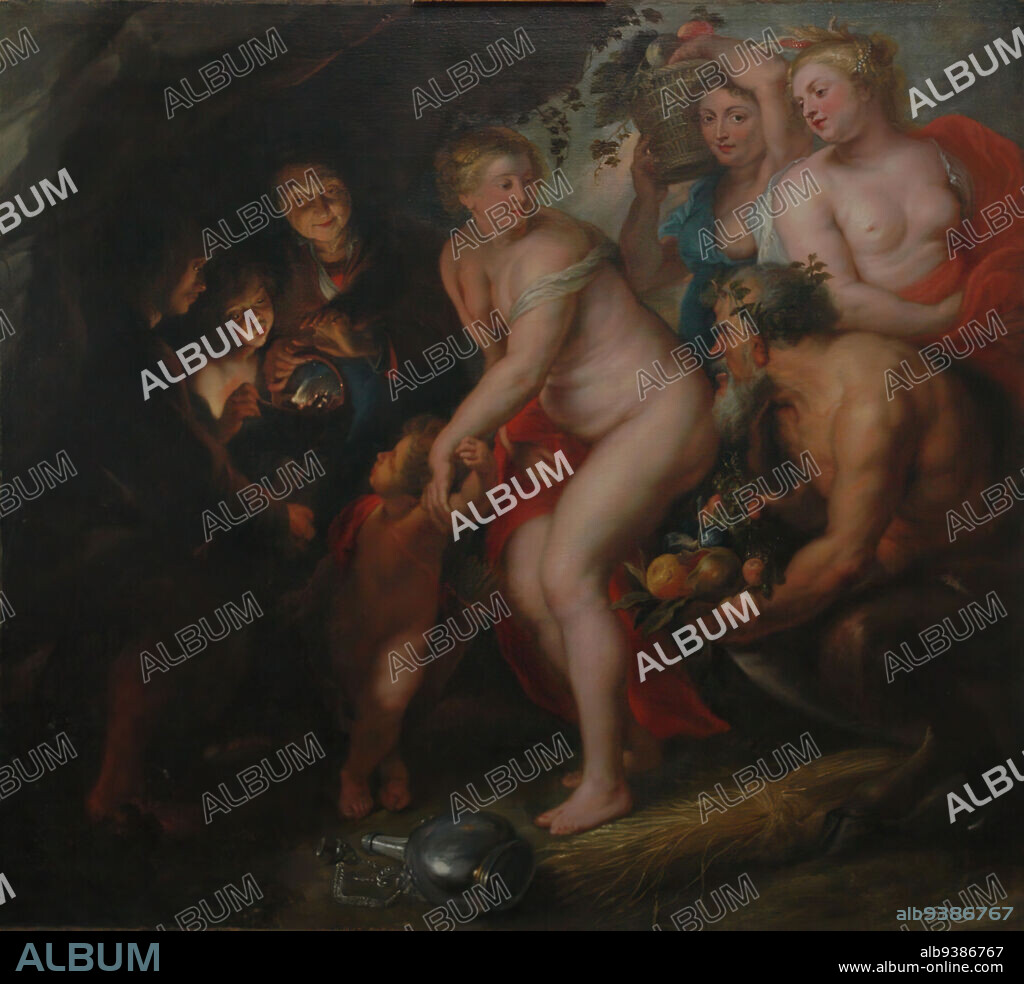 Sine Cerere et Baccho friget Venus Without Ceres and Bacchus, Venus freezes, Peter Paul Rubens, after.