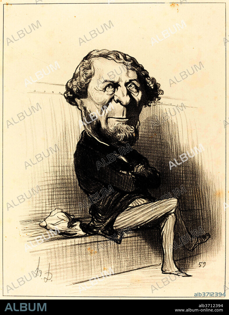HONORé DAUMIER. Marie Denis Larabit. Dated: 1849. Medium: lithograph.