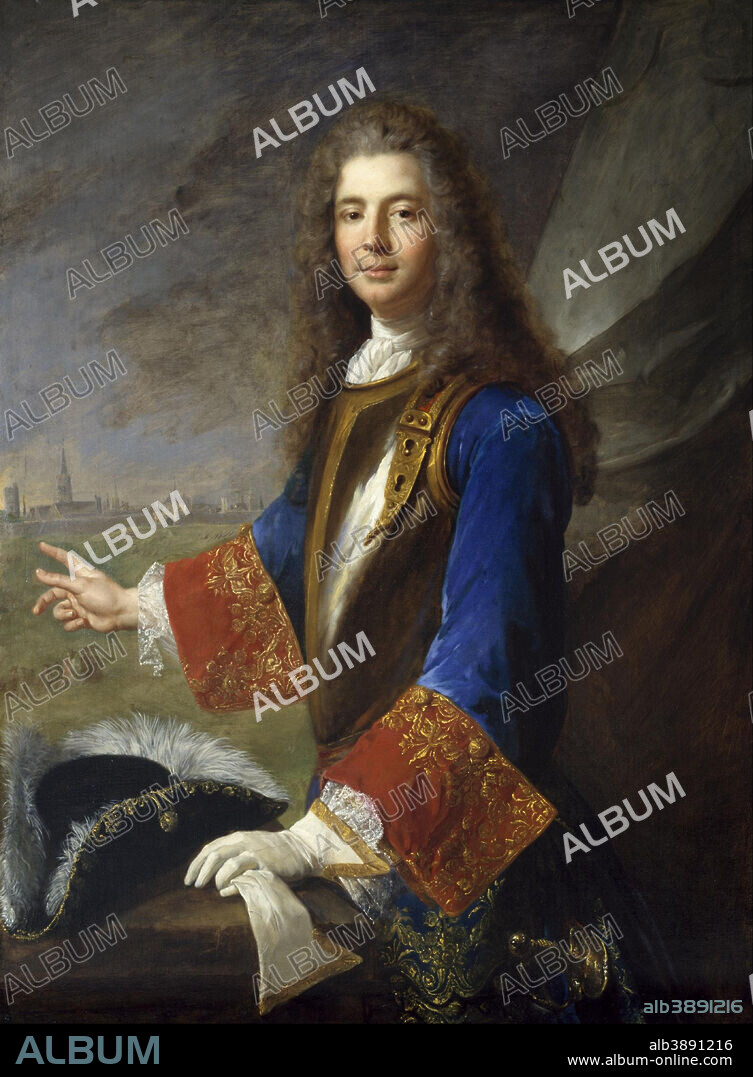 ALEXIS SIMON BELLE. Charles-François-Marie de Custine, Chevalier de Wiltz (d.1738). Date/Period: Ca. 1714. Painting. Oil on canvas. Height: 130.8 cm (51.4 in); Width: 98.4 cm (38.7 in).