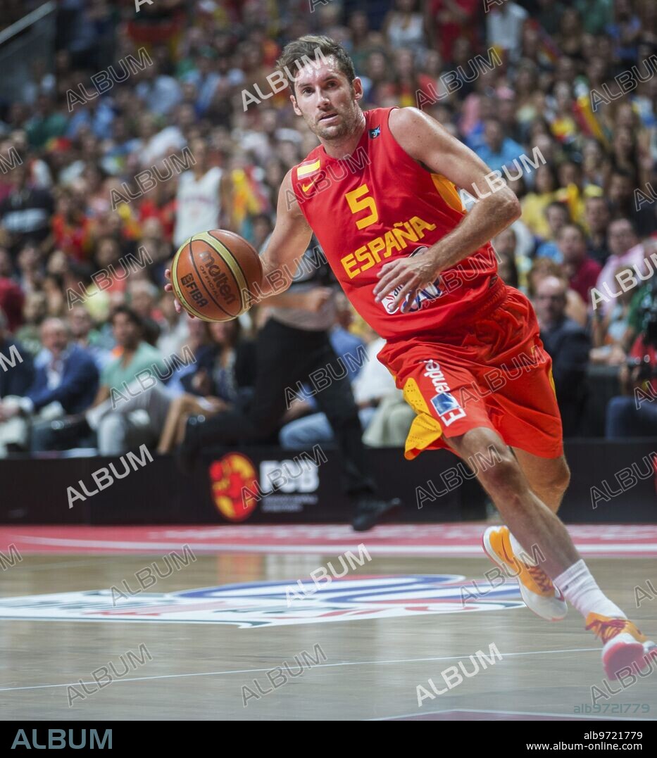 Madrid, August 23, 2013. Friendly Spanish basketball team - France. Rudy Fernandez. Photo: Ignacio Gil. Ä¶.ArchdcÄ¶. Ignacio Gil.