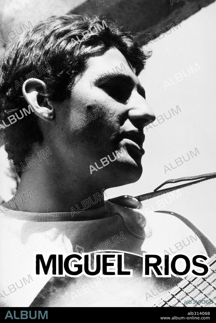 El cantante y compositor de rock, Miguel Ríos.