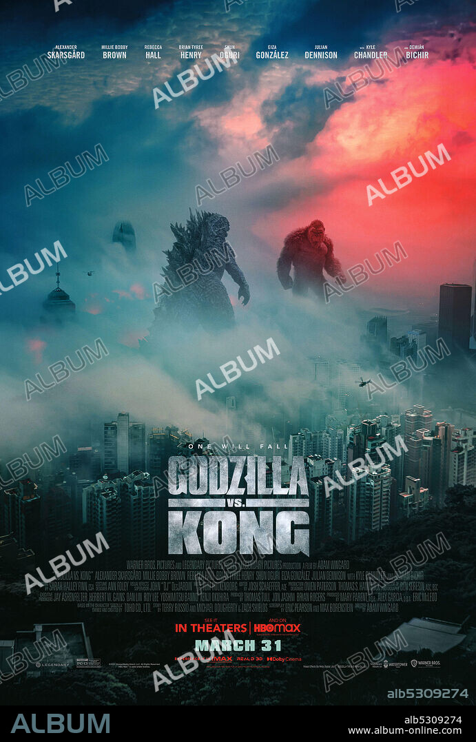 Poster of GODZILLA VS. KONG, 2021, directed by ADAM WINGARD. Copyright Legendary Entertainment / Warner Bros.