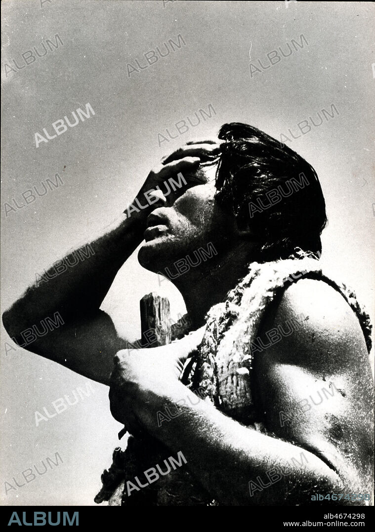 'Oedipe Roi' photographie du film realise en 1967 par Pier Paolo PASOLINI (1922-1975) d'apres SOPHOCLE (-496 a -406) avec Franco CITTI (ne en 1935). Photographe de plateau Bruno Bruni . Credit: Collection KHARBINE-TAPABOR.