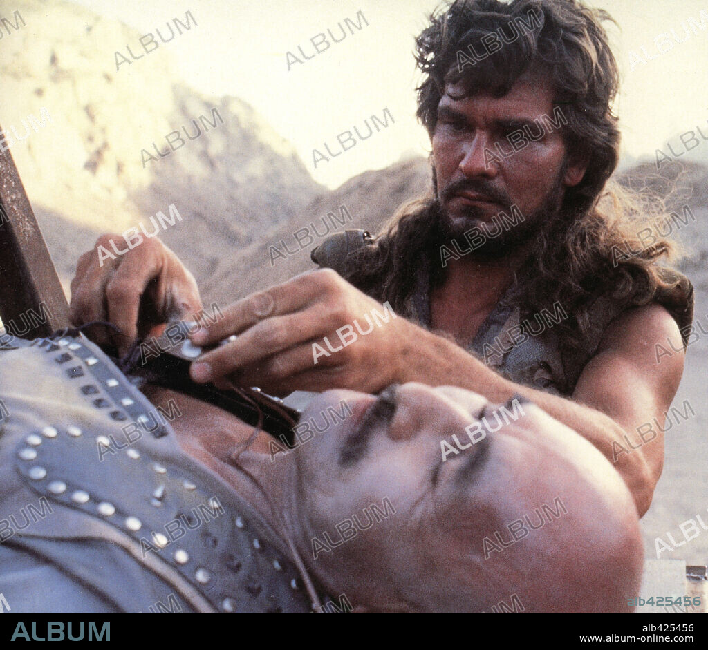 PATRICK SWAYZE in STEEL DAWN, 1987, unter der Regie von LANCE HOOL. Copyright YELLOWPINE, LTD.