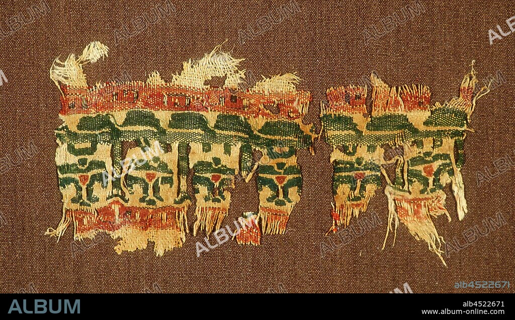 Islamic, Egyptian, Fragment of Tiraz Textile, 11th Century, Linen threads, 1 3/4 x 1 5/8 in.