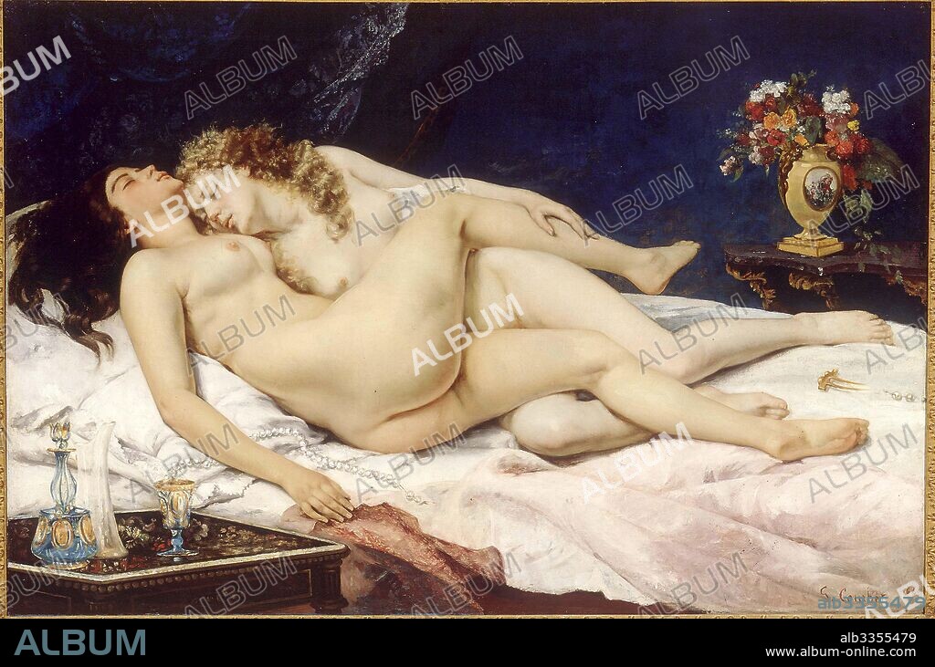 GUSTAVE COURBET. The Sleepers (Le Sommeil).