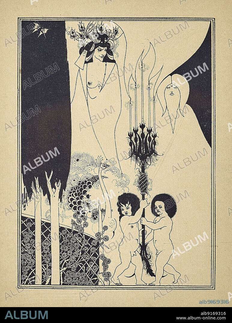 AUBREY BEARDSLEY. Illustration for Salome by Oscar Wilde.