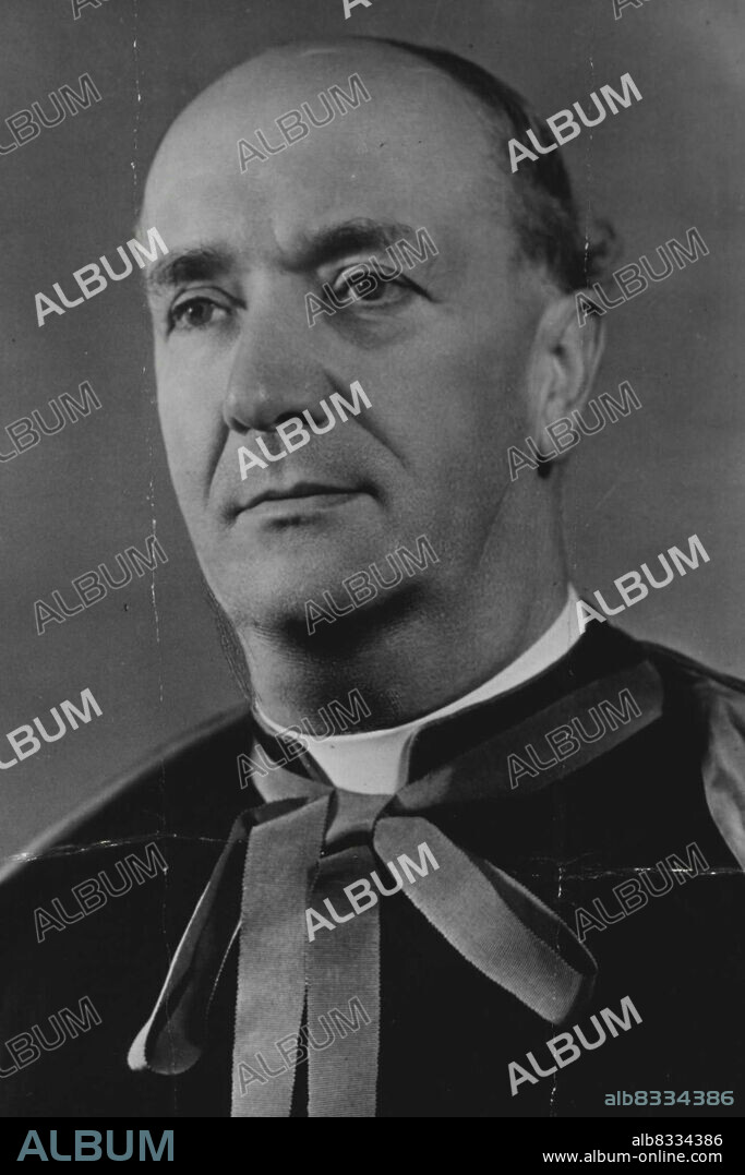 Appointed Cardinals in 1953 Consistory at Rome.Cardinal Ottaviani - Assessor of the Sacred Congregation of the Holy Office. July 07, 1953. (Photo by Camera Press).