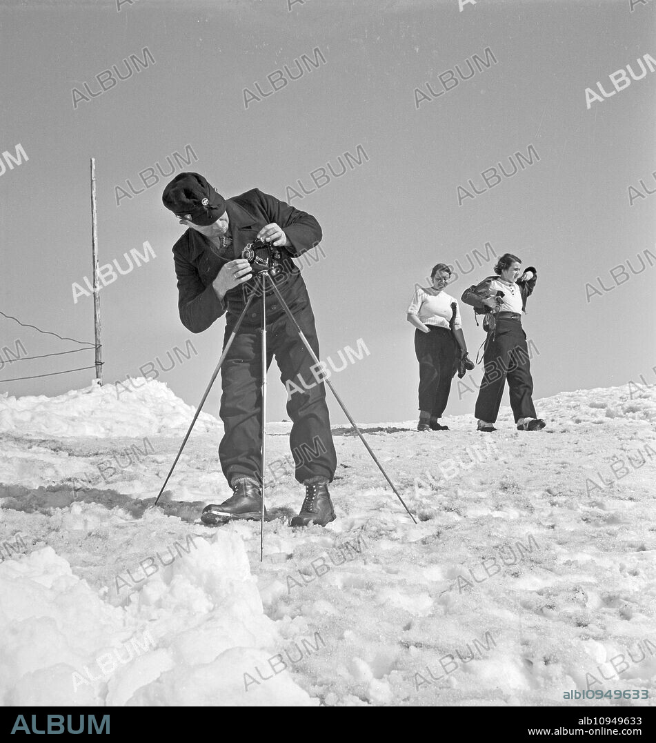 A trip to a Ski region in Bavaria, Germany 1930s.