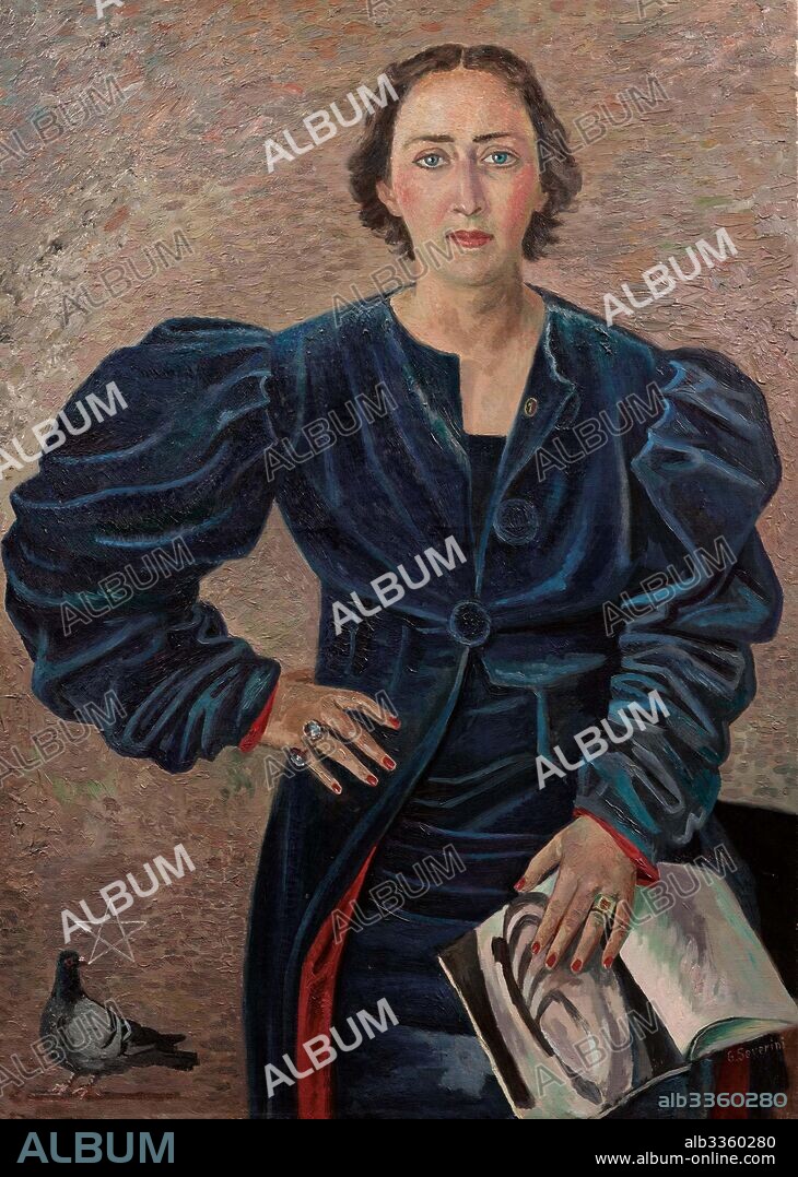 GINO SEVERINI. Portrait of Marchesa Maria de Seta.