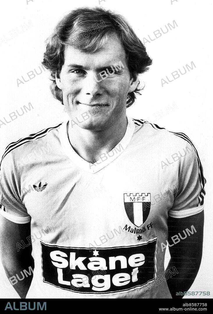 Björn Nilsson, fotboll, Malmö FF, MFF, porträtt 1984. (c) Sydsvenskan / IBL Bildbyrå.
