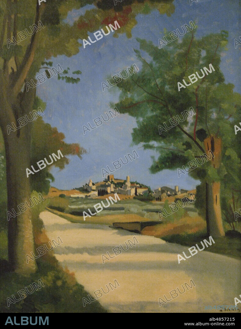 ANDRÉ DERAIN. André Derain (1880-1954). Pintor francés. La Ruta,1932. Oleo sobre lienzo (65 x 50 cm). Museo de La Orangerie. París. Francia.