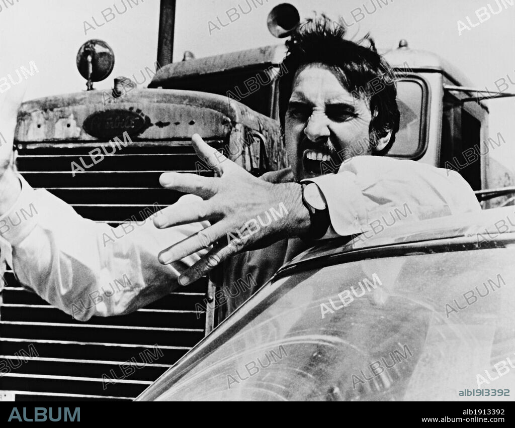 DENNIS WEAVER en EL DIABLO SOBRE RUEDAS, 1971 (DUEL), dirigida por STEVEN SPIELBERG. Copyright UNIVERSAL PICTURES.