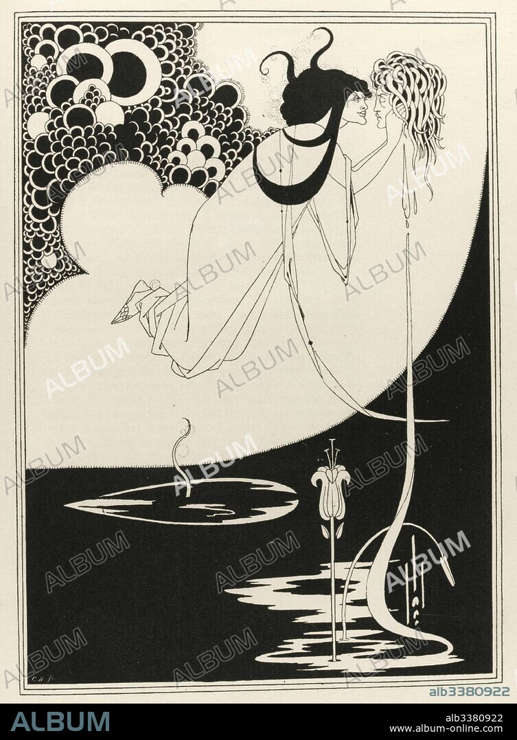 AUBREY BEARDSLEY. Illustration for Salome by Oscar Wilde.
