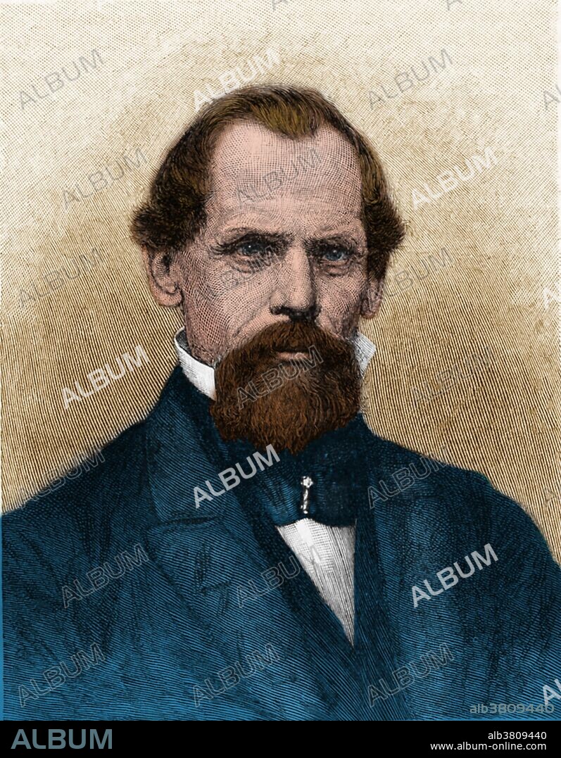 John Augustus Roebling (June 12, 1806 - July 22, 1869) was a German-born American civil engineer. He designed and constructed suspension bridges, such as Roebling's Delaware Aqueduct in Lackawaxen, Pennsylvania, the Waco Suspension Bridge and the John A. Roebling Suspension Bridge between Cincinnati, Ohio, and Covington, Kentucky. His first engineering work in America was devoted to improving river navigation and canal building. He spent three years surveying for railway lines across the Allegheny Mountains, from Harrisburg to Pittsburgh, for the state of Pennsylvania. While conducting surveys for the Brooklyn bridge project, Roebling sustained a crush injury to his foot when a ferry pinned it against a piling. After amputation of his crushed toes he developed a tetanus infection which left him incapacitated and soon resulted in his death on July 22, 1869, at the age of 63.