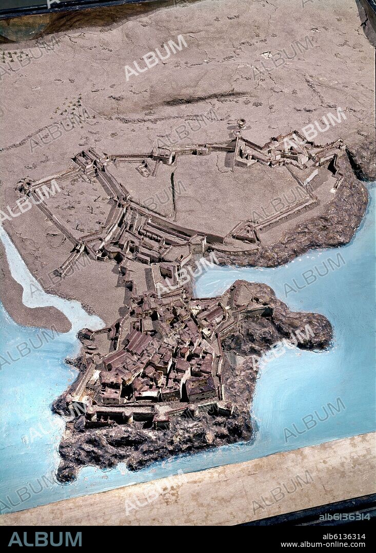 MAQUETA DE MELILLA.