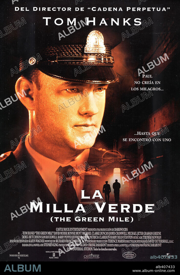Poster of THE GREEN MILE, 1999, directed by FRANK DARABONT. Copyright CASTLE ROCK ENTERTAINMENT.