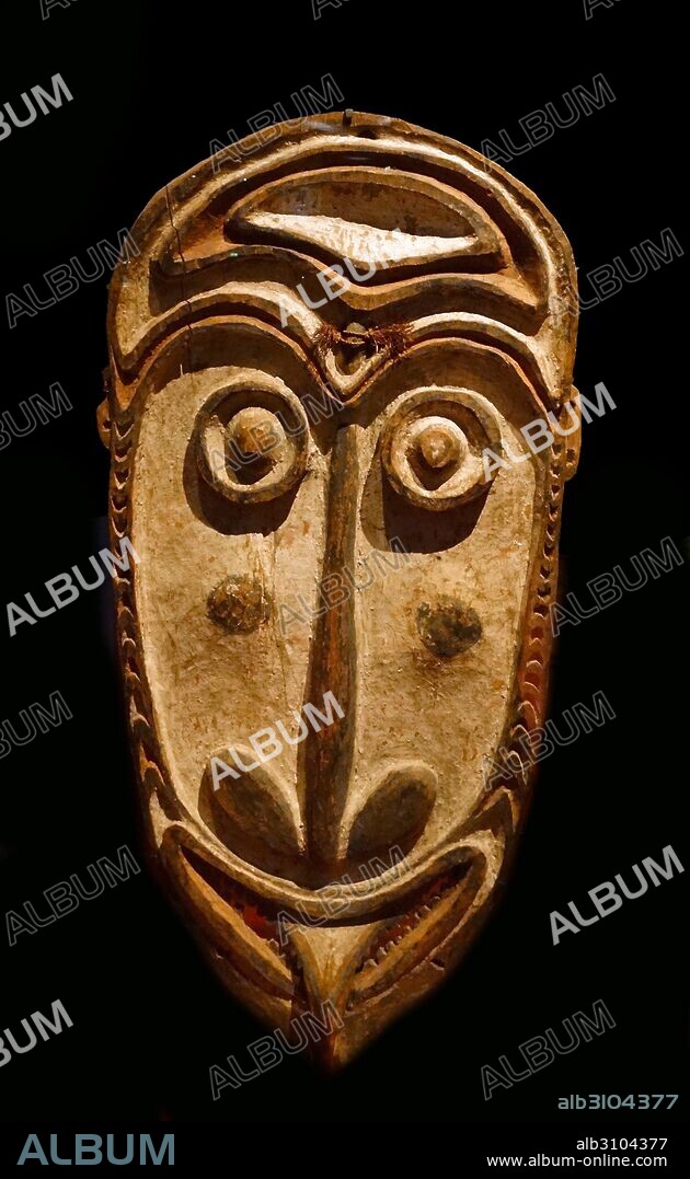 Mask from the Chambri (previously spelled Tchambuli) are an ethnic group in the Chambri Lakes region in the East Sepik province of Papua New Guinea.