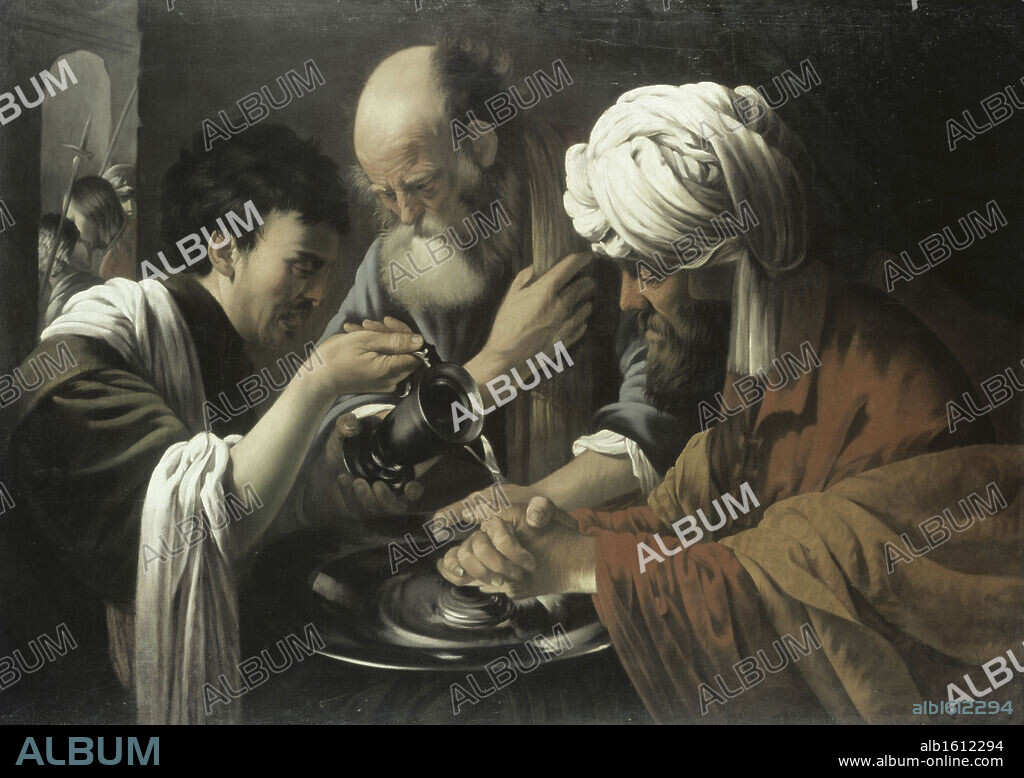 Pilate Washing His Hands  Hendrick ter Brugghen (1588-1629/Dutch).