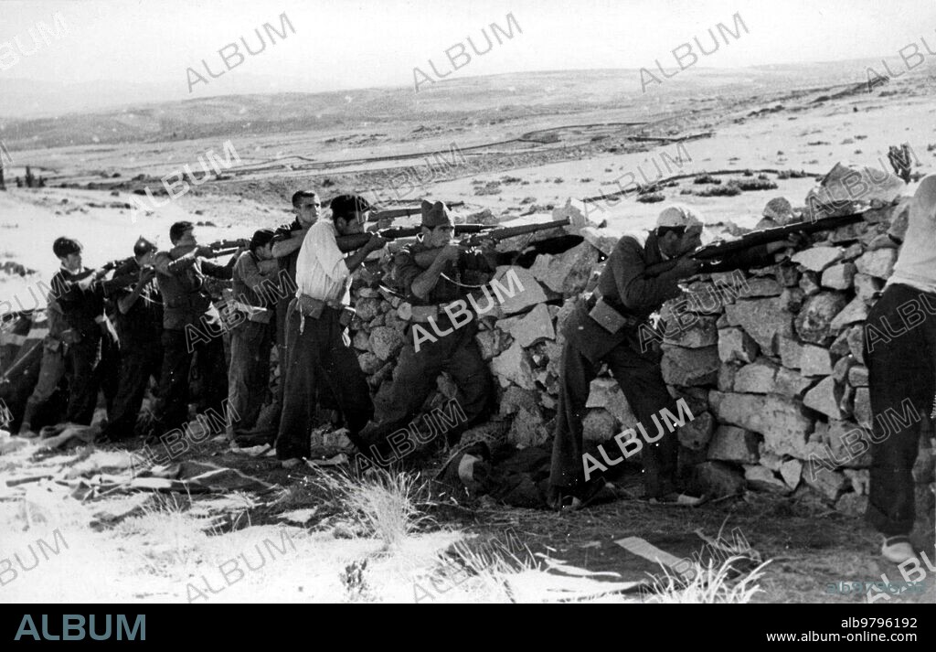 September 1936. The Advances of Popular Militias of the mangada column in the vicinity of Ávila.