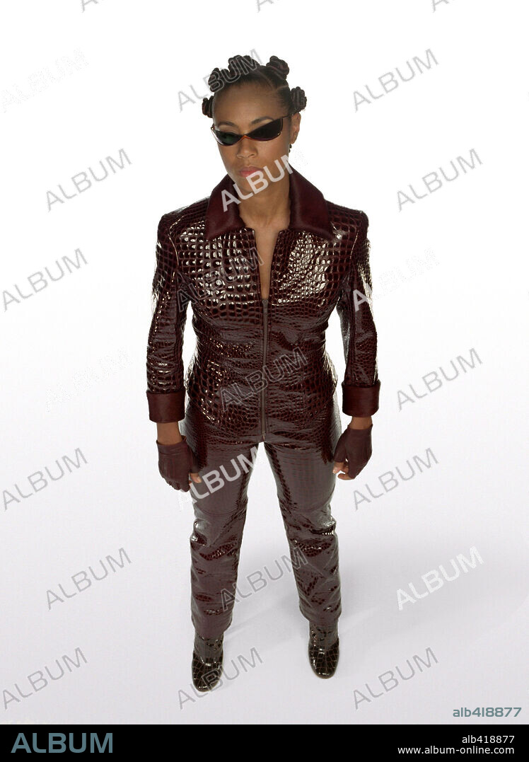 JADA PINKETT SMITH en THE MATRIX RELOADED, 2003, dirigida por ANDY WACHOWSKI y LARRY WACHOWSKI. Copyright WARNER BROS. PICTURES.