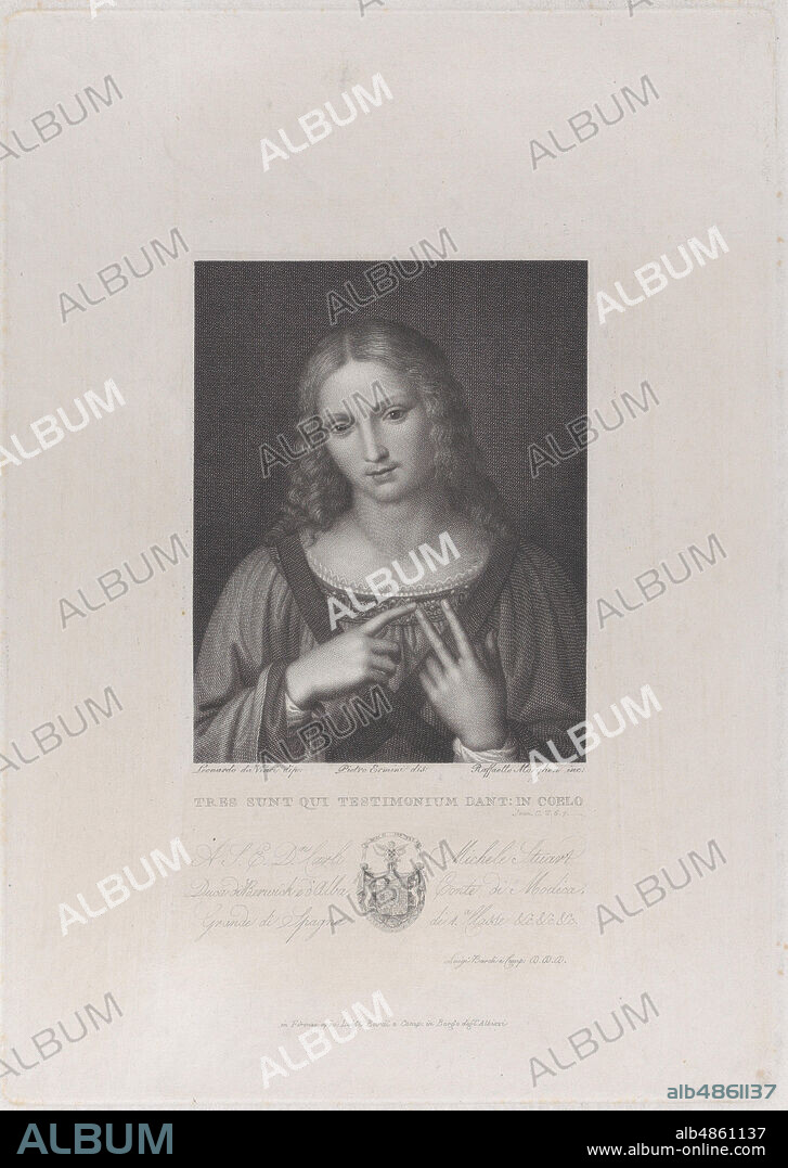 RAPHAEL MORGHEN et PIETRO ERMINI. Christ proclaiming the law, 1817.