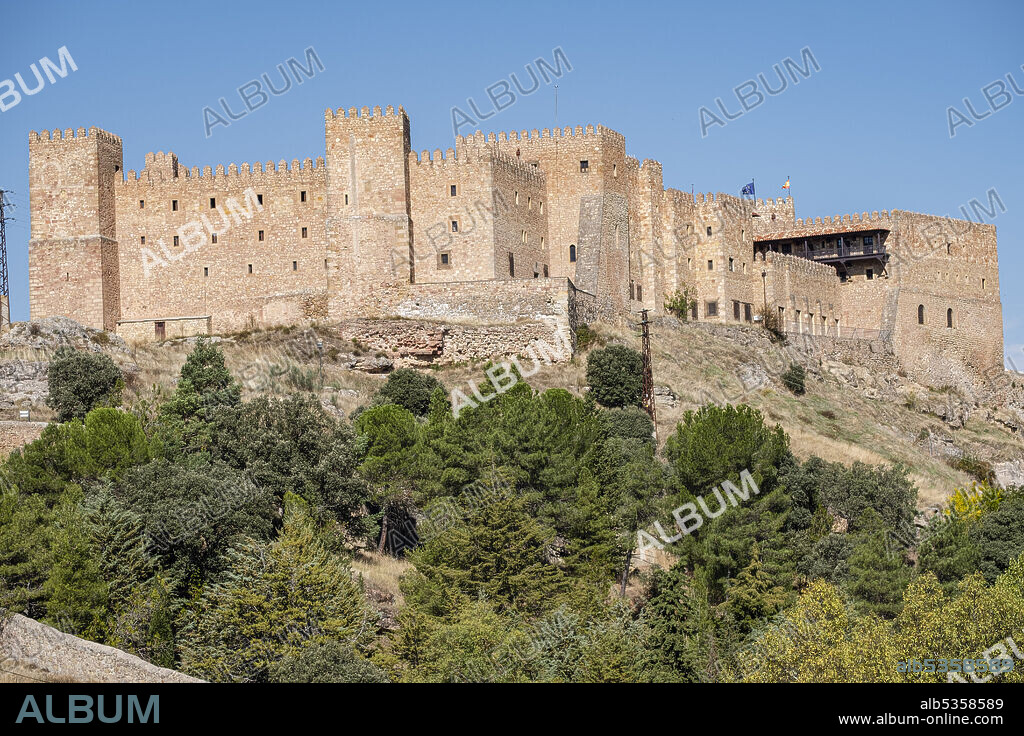 Sigüenza Castle, 11th century, Siguenza, Guadalajara, Spain.
