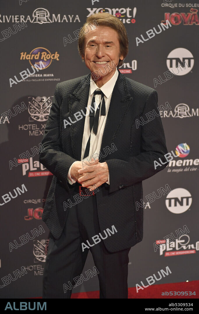 May 12, 2019 - Riviera Maya, Mexico - Raphael poses for photos during the red carpet of Platinum Awards of Ibero-American Cinema at Parque Xcaret on May 13, 2019 in Riviera Maya, Mexico (Credit Image: © Carlos Tischler/NurPhoto via ZUMA Press).