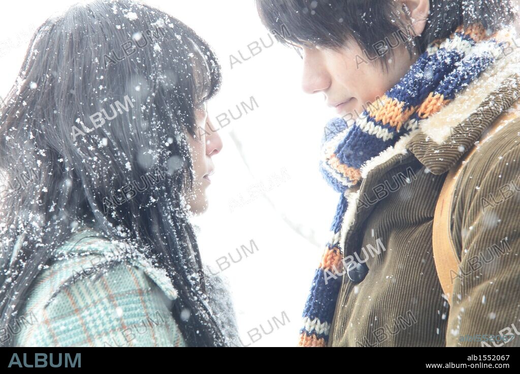 KEN'ICHI MATSUYAMA and RINKO KIKUCHI in NORWEGIAN WOOD, 2010 (NORUWEI NO MORI), directed by TRAN ANH HUNG. Copyright ASMIK ACE ENTERTAINMENT.